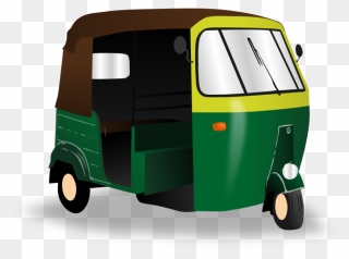 Cart,van,car - Indian Tuk Tuk Clipart - Png Download