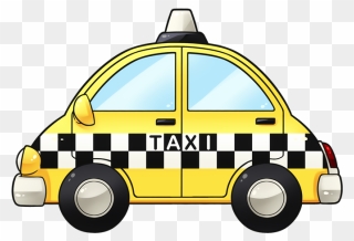Vector Freeuse Free Taxi Cliparts - Taxi Clipart Transparent Background - Png Download