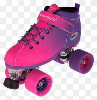 Roller-skates - Pink Womens Roller Skates Clipart