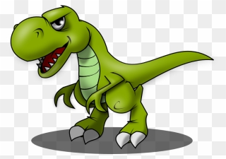 Trex Clipart Animated - Animated Dinosaur - Png Download