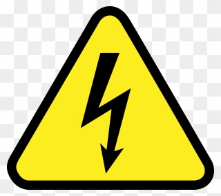 Industrial Safety - Electric Danger Sign Png Clipart