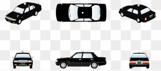 Taxi Car Vehicle Clipart - Toyota Crown Comfort - Png Download