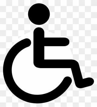 Clipart Wheelchair - Png Download