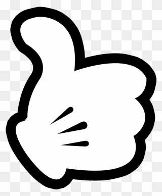 Mickey Mouse Thumbs Up Clipart