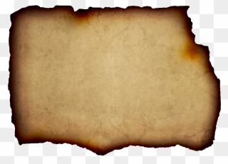 Parchment Background Free With Burnt Paper Edge - Transparent Burnt Paper Clipart - Png Download
