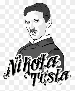 Nikola Tesla Portrait Icons Png - Nikola Tesla Logo Png Clipart