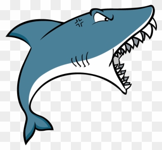 Shark Attack Clip Art - Png Download