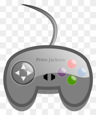 Simple Game Pad - Video Game Controller Clip Art - Png Download