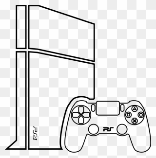 Gaming Drawing Console For Free Download - Video Games Consoles Drawing Clipart