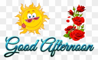 Good Afternoon Png - Whatsapp Good Morning Stiker Clipart