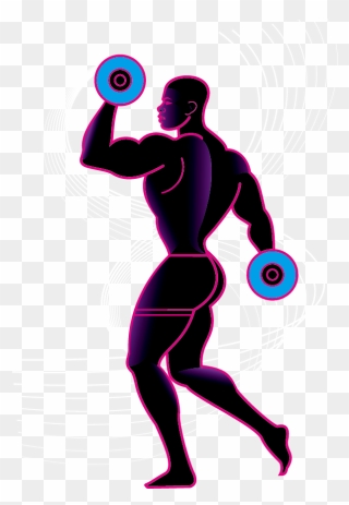 Weight Training Olympic Weightlifting Silhouette Physical - Male Weight Lifting Silhouette Clipart