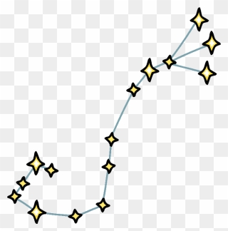 Constellations Vector Scorpio Constellation Transparent - Scorpio Constellation Transparent Background Clipart