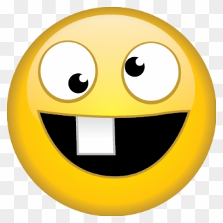 Clip Art Goofy Smiley Face - Goofy Emoji - Png Download