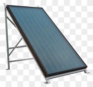 The Different Types Of Solar Thermal Panel Collectors - Flat Plate Solar Collector Clipart