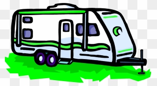 Draw A Easy Camping Trailer Clipart