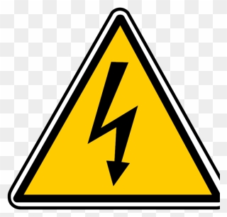 Lightning Bolt Safety Symbol Clipart