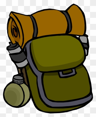 Supply Bag Club Penguin Wiki Fandom Powered By Wikia - Hiking Backpack Clip Art - Png Download