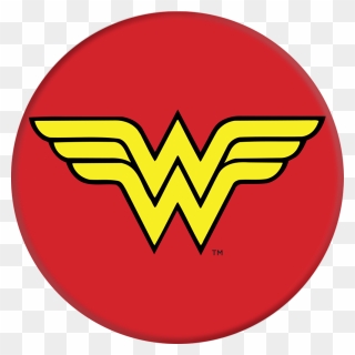 Wonder Woman Popsockets Grip Stand Green Lantern Batman - Wonder Woman Logo Png Transparent Clipart
