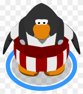 Striped Overalls In-game - Club Penguin Bling Bling Necklace Clipart