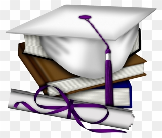 Graduation Cap And Diploma Png Clipart