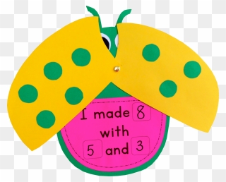 Composing And Decomposing Numbers Ladybug Craft Clipart