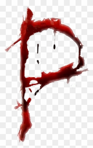 Blood Hand Png - P Written On Hand With Blood Clipart