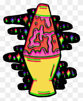 Trippy Lava Lamp Drawing Clipart