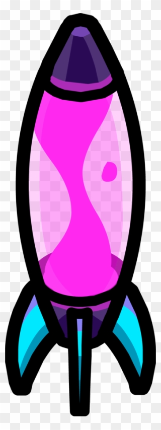 Pink Rocket Ship Logo Clipart