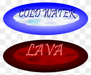 Water And Lava Filter - Circle Clipart
