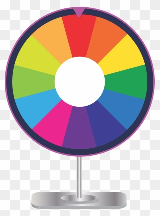 Transparent Spinning Top Clipart - Wheel Of Fortune Png