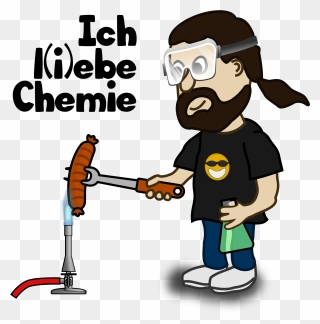 Ich Liebe Chemie Clip Arts - Comic Characters Bearded Guy - Png Download