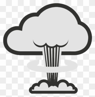 Mushroom Cloud Clipart - Emblem - Png Download
