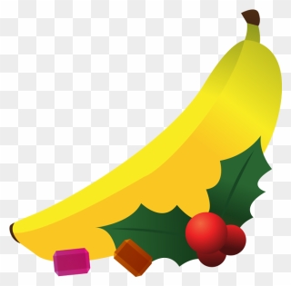 Bannana - Holiday Fruit Clipart - Png Download
