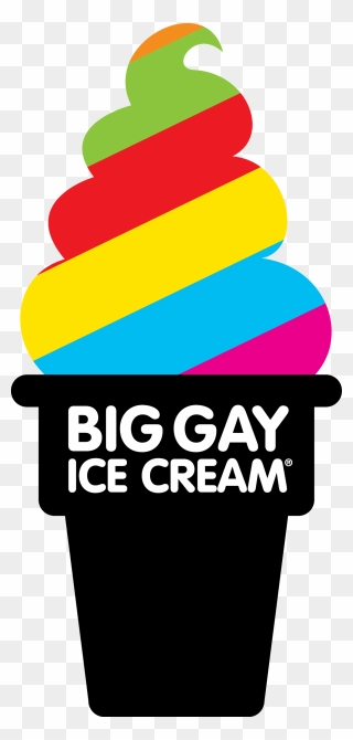 Transparent Ice Cream Shop Clipart - Big Gay Ice Cream Transparent - Png Download