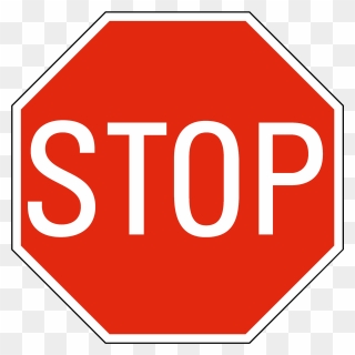 Printable Stop Signs - Stop Sign Clip Art Free - Png Download