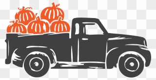 Hayride Clipart Hay Truck - Pumpkin Truck Clip Art - Png Download