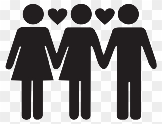 Polyamory - 3 Way Relationship Clipart