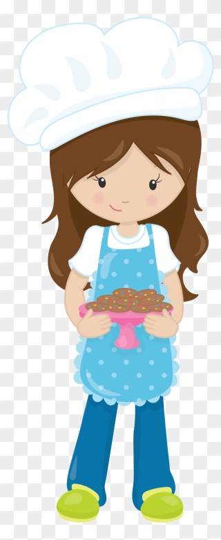 Clipart Girl Baker Png Transparent Png