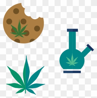 Hoja De Marihuanas Tatuaje Clipart