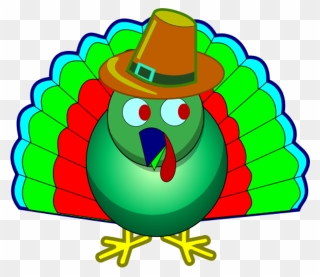 Colorful Turkey Clipart