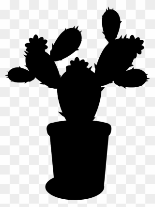Tree Clip Art Silhouette Finger Headgear - Silhouette Png Cactus Transparent Png