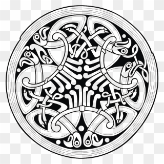 Circle Celtic Ornament - Circle Celtic Knot Clipart