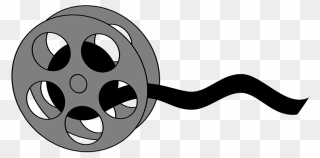 Reel Of Film Clipart - Cartoon Film Reel - Png Download
