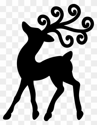 Diy Reindeer Silhouette Clipart