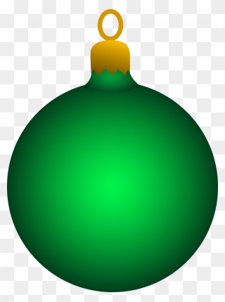 Christmas ~ Clipart Christmas Clip Art Free Images - Green Christmas Ornament Clipart - Png Download