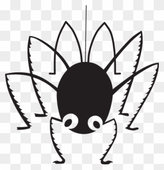 Transparent Spider Cartoon Png - Little Miss Muffet Spider Clipart