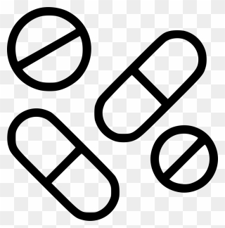 Drug Capsule Pill Medication Medicines Prescribe - Drugs Icon Png Clipart