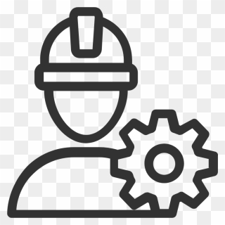 Micks Excavations - Free Hand Holding Gear Icon Clipart