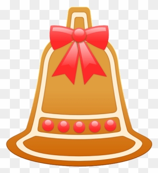 Gingerbread Bell Clipart - Png Download