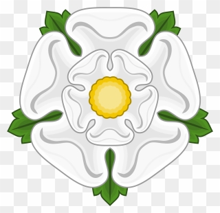 Blank Tudor Rose - White Rose Of York Clipart